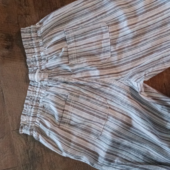 Kate Park striped drawstring Beach pants💙 - Picture 8 of 9